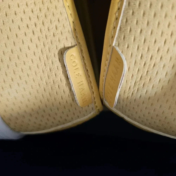 Cole Haan Sneakers Sun slippers Shoes Sunset Yellow size 8.5 - Picture 7 of 8